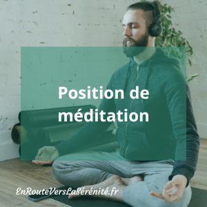 Position pour méditer